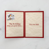 ベルスタッグ&ロビンタータンチェック パーソナライズされた シーズンカード (内部)