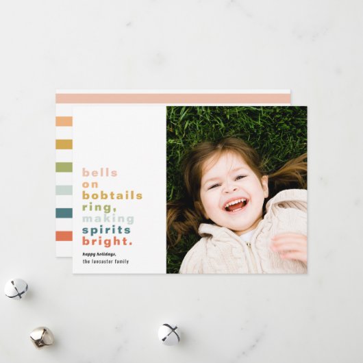 ベルズオンボブテールホリデーフォトカード シーズンカード (正面/裏面インサイチュ)