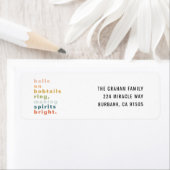 ベルズオンボブテール差出人住所 ラベル (インサイチュ)