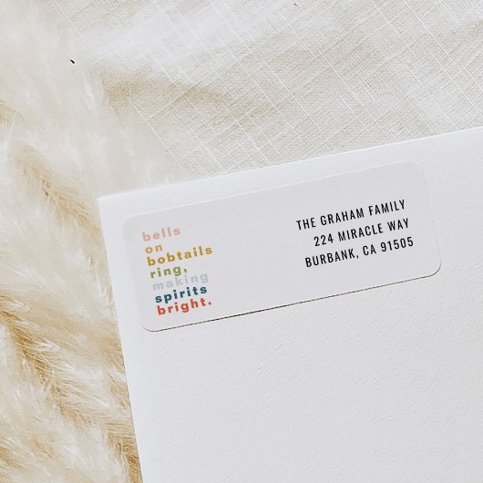 ベルズオンボブテール差出人住所 ラベル