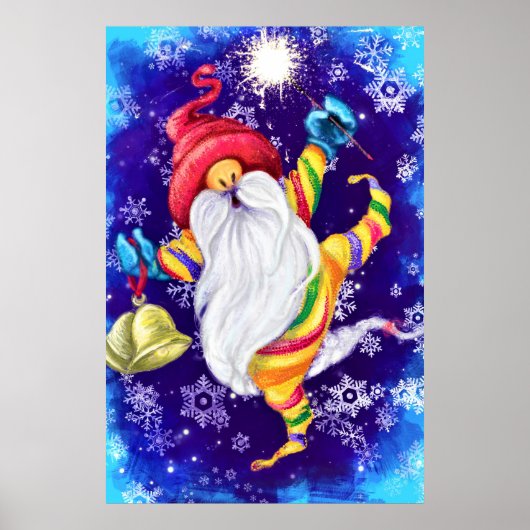 ベルズポスター付きクリスマス格言- 絵画's ポスター (正面)