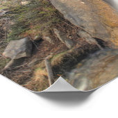 ベルズ渓谷の滝、ローンピーク荒野、 ポスター (角)