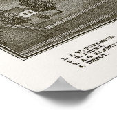 ベルセンターOHパノラママップ – 1874 ポスター (角)