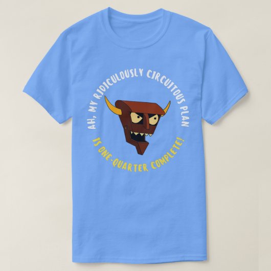 ベルゼボットザロボットデビル引用文  Tシャツ (デザイン正面)