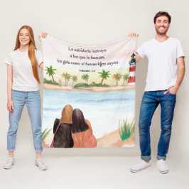 ベルソモチカシオナレスビブリコスエンエスパニョル フリースブランケット