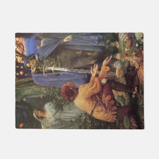 ベルタッチョの花嫁（エドワード・ロバート・ヒューズ著） ドアマット (正面)