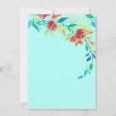 ベルタネファイア星形五角形サマーフローラサバットパーティー 招待状 (裏面)