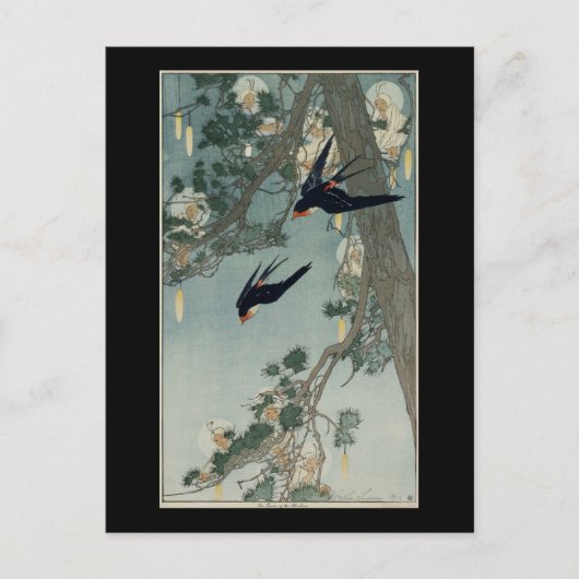 ベルタボイントンラムブルーバードの国 ポストカード (正面)