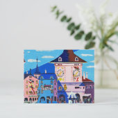 ベルタワーとベルンErnst Ludwig Kirchner著 ポストカード (スタンド正面)