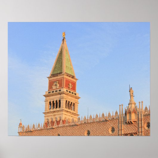 ベルタワー、ヴェネツィア広場サンマルコ ポスター (正面)