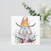 ベルタンの火の森の儀式のシーンが日になる カード (スタンド正面)