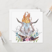 ベルタンの火の森の儀式のシーンが日になる カード (正面/裏面インサイチュ)