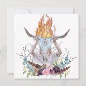 ベルタンの火の森の儀式のシーンが日になる カード (正面)