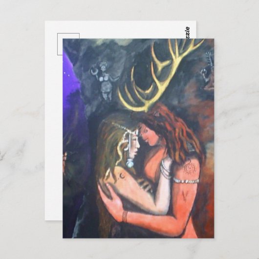 ベルタンは神と女神を牛耳った ポストカード (正面/裏面)