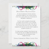 ベルタン恵み異教のウィッカ信者フラットホリデーカード シーズンカード (裏面)