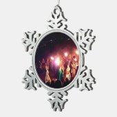 ベルタン火災フェスティバルメークイーン行列 スノーフレークピューターオーナメント (右)