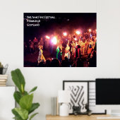 ベルタン火災フェスティバルメークイーン行列 ポスター (ホームオフィス)