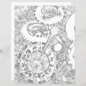 ベルタン・プリアピックワンドトスゲームWiccaカラーリングページ (正面/裏面)