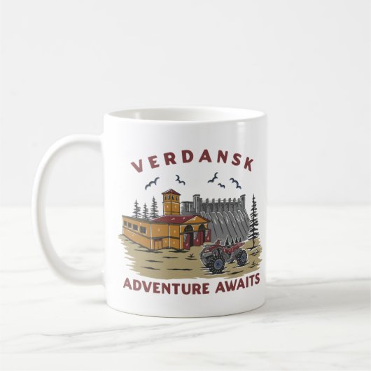 ベルダンスク観光コマーシャル コーヒーマグカップ (左)