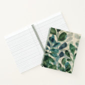 ベルダントイレアンス – 熱帯葉 ノートブック (内部)