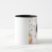 ベルチツリーに黒いクマ マグカップ (中央)