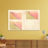 ベルチャー鉱山ロードの垂直断面 キャンバスプリント (インサイチュ (リビング))