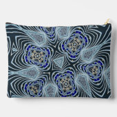 ベルティゴ黒/青デザイン アクセサリーポーチ (裏面)