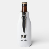 ベルティ農家ゴージャスなベルテッドガロウェイカウステア ボトルクーラー (ボトル裏面)