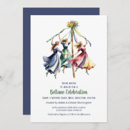 ベルテイン・メイポール・ダンス・サマー・サッバット・パーティー 招待状