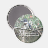 ベルテッドキングフィッシャー磁石 マグネット (正面/裏面)