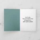 ベルテッド誕生日スロッスインアレインフォレスト カード (内部)