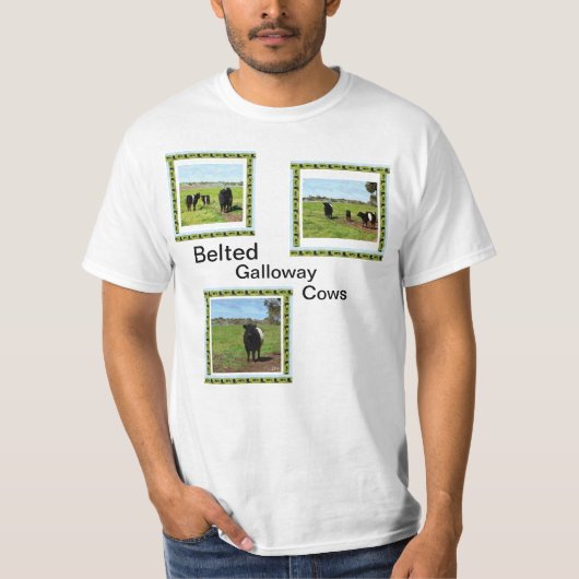ベルテド・ガロウェイ牛 Tシャツ (正面)