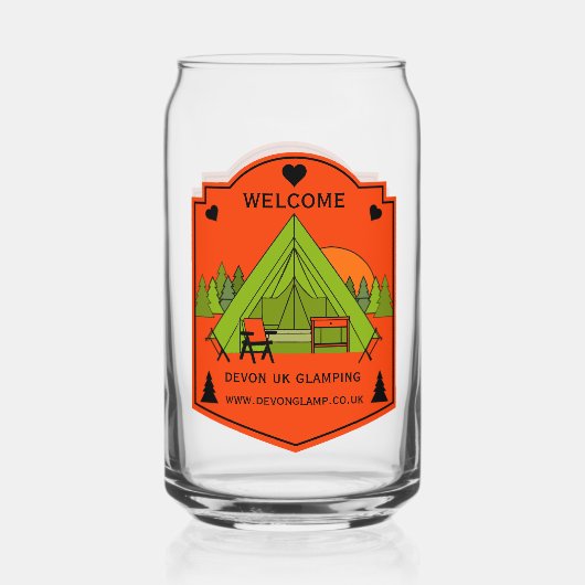 ベルテントグランプ事業 ガラス缶 (正面)