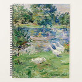 ベルテ・モリソットの鵞鳥を連れた船に乗っフランスのた娘。 プランナー手帳