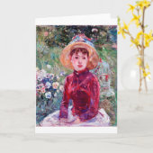 ベルテ·モリソ·レッドの女性 カード (黄色い花)