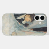 ベルテ・モリゾによる『ゆりかご』、ヴィンテージ印象派 Case-Mate iPhoneケース (裏面 (横))
