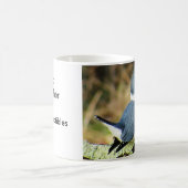 ベルトを付けられたカワセミのコーヒー・マグ コーヒーマグカップ (中央)