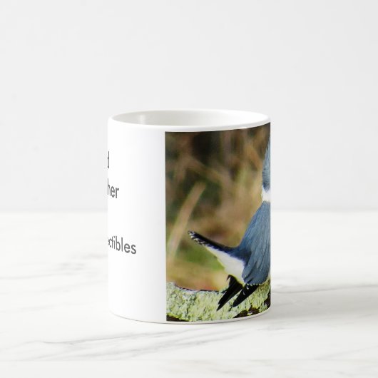 ベルトを付けられたカワセミのコーヒー・マグ コーヒーマグカップ (中央)