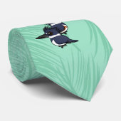 ベルトを付けられたカワセミの組 ネクタイ (ロール)