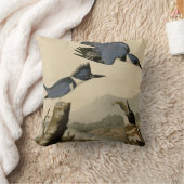 ベルトを付けられたカワセミ クッション (ブランケット)