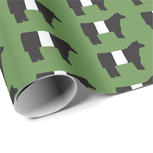 ベルトを付けられたギャロウェーのギフト用包装紙 ラッピングペーパー (ロールコーナー)