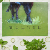 ベルトを付けられたGallaway "Beltie" キッチンタオル (折り畳み)