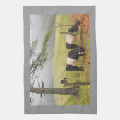 ベルトガロウェイウッシズオンファームインロックポートメイン キッチンタオル (縦)