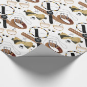 ベルトタイジュエリーメンズファッション ラッピングペーパー (角)