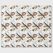 ベルトタイジュエリーメンズファッション ラッピングペーパー (フラット)