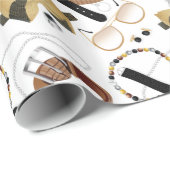 ベルトタイジュエリーメンズファッション ラッピングペーパー (ロールコーナー)