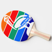 ベルトバックル 卓球ラケット (横)