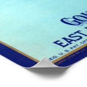 ベルトブランドカリフォルニアオレンジ ポスター (角)