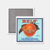 ベルトブランドカリフォルニアオレンジ マグネット (正面/裏面)