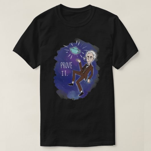 ベルトラン・ラッセル天球必須T-Sh Tシャツ (デザイン正面)